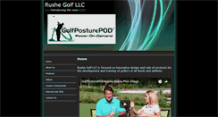Desktop Screenshot of golfposturepod.com
