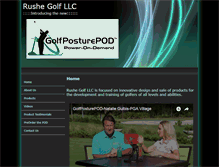 Tablet Screenshot of golfposturepod.com